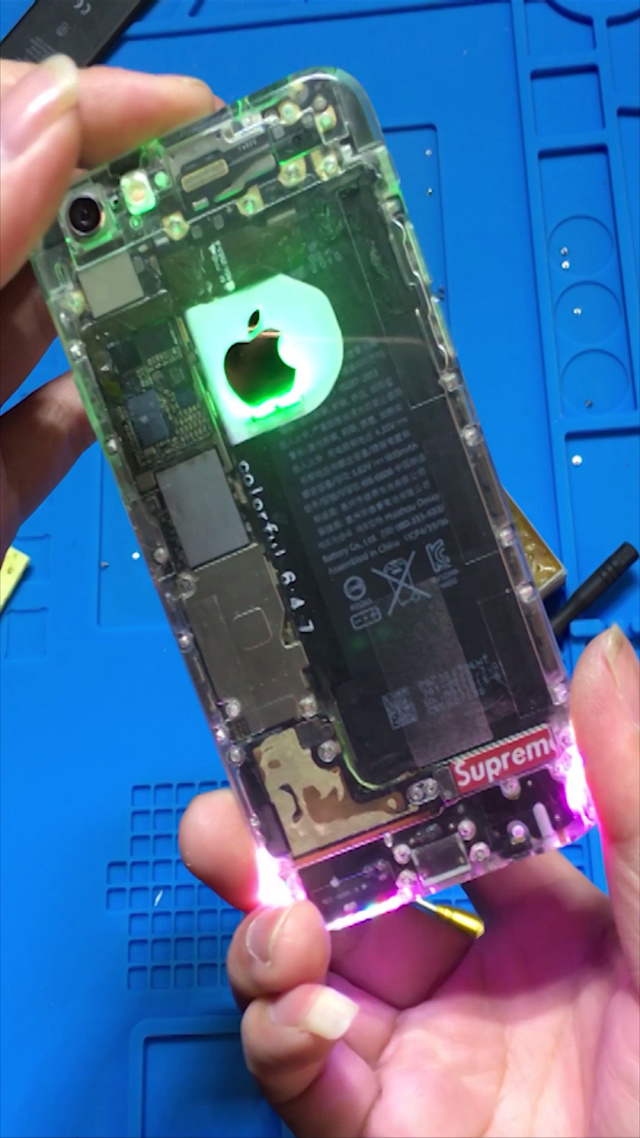 苹果透明版改装(苹果手机改装透明机身在那购买)